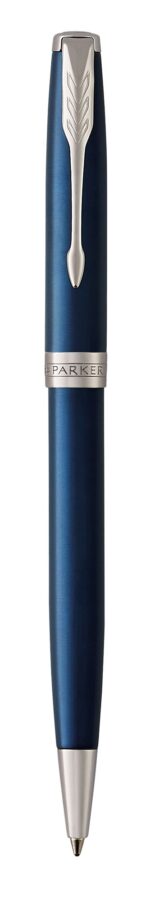 Подарочный набор: Шариковая ручка Sonnet Blue Lacquer CT и Ежедневник недатированный синий 2